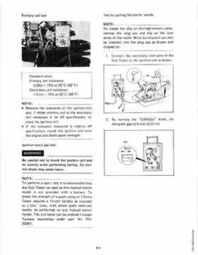 1983 Yamaha 30EN Outboards Service Manual, Page 124