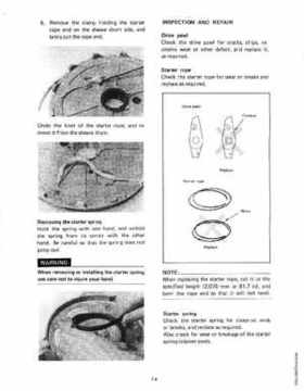 1983 Yamaha 30EN Outboards Service Manual, Page 139