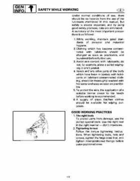 1996-2006 Yamaha 115-140HP Outboards Service Manuals, Page 11