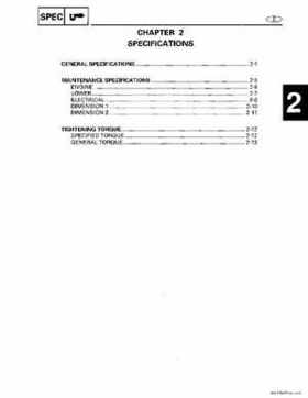 1996-2006 Yamaha 115-140HP Outboards Service Manuals, Page 16