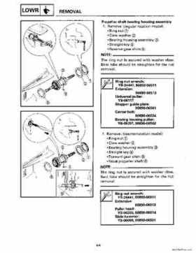 1996-2006 Yamaha 115-140HP Outboards Service Manuals, Page 97