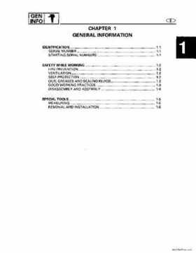 1996-2006 Yamaha 115-140HP Outboards Service Manuals, Page 190