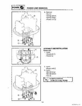 1996-2006 Yamaha 115-140HP Outboards Service Manuals, Page 246