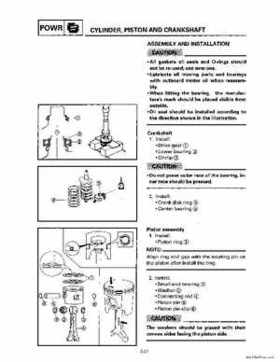 1996-2006 Yamaha 115-140HP Outboards Service Manuals, Page 263