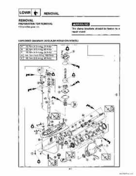 1996-2006 Yamaha 115-140HP Outboards Service Manuals, Page 274