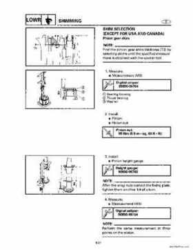 1996-2006 Yamaha 115-140HP Outboards Service Manuals, Page 294