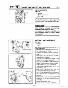 1996-2006 Yamaha 115-140HP Outboards Service Manuals, Page 317