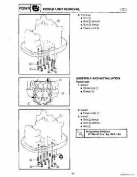 1996-2006 Yamaha 115-140HP Outboards Service Manuals, Page 448