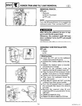 1996-2006 Yamaha 115-140HP Outboards Service Manuals, Page 522