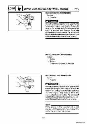 1996-2006 Yamaha 115-140HP Outboards Service Manuals, Page 956