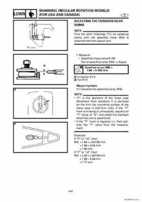 1996-2006 Yamaha 115-140HP Outboards Service Manuals, Page 1013