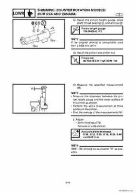 1996-2006 Yamaha 115-140HP Outboards Service Manuals, Page 1028