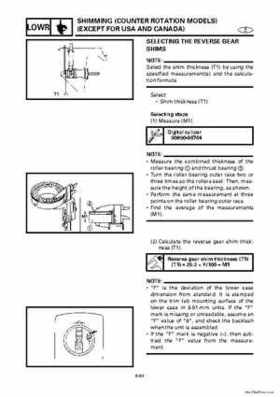 1996-2006 Yamaha 115-140HP Outboards Service Manuals, Page 1035
