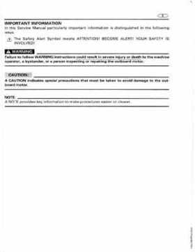 1998-2006 Yamaha F20/F25 Outboards Service Manual, Page 9