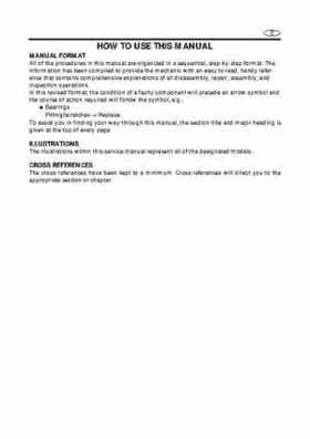 1998 Yamaha 25J, 30D, 25X, 30X outboards Factory Service Manual, Page 3