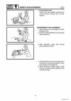 1998 Yamaha 25J, 30D, 25X, 30X outboards Factory Service Manual, Page 12
