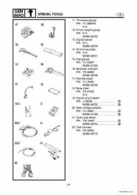 1998 Yamaha 25J, 30D, 25X, 30X outboards Factory Service Manual, Page 14
