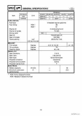 1998 Yamaha 25J, 30D, 25X, 30X outboards Factory Service Manual, Page 19