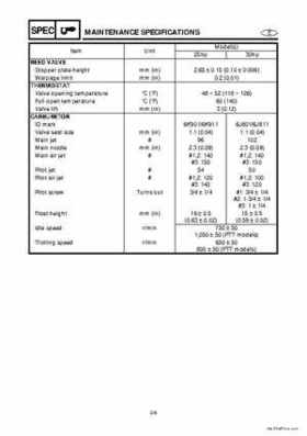 1998 Yamaha 25J, 30D, 25X, 30X outboards Factory Service Manual, Page 23