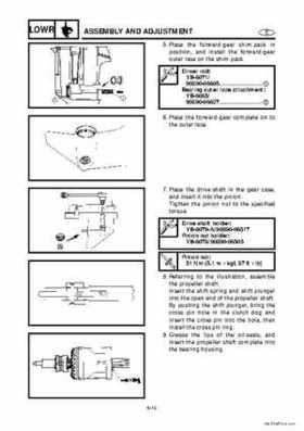 1998 Yamaha 25J, 30D, 25X, 30X outboards Factory Service Manual, Page 98