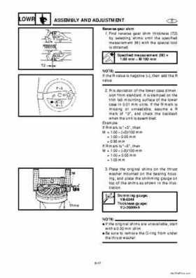 1998 Yamaha 25J, 30D, 25X, 30X outboards Factory Service Manual, Page 103