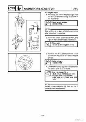 1998 Yamaha 25J, 30D, 25X, 30X outboards Factory Service Manual, Page 105