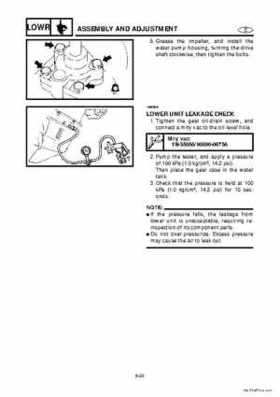 1998 Yamaha 25J, 30D, 25X, 30X outboards Factory Service Manual, Page 111