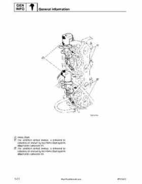 2001-2002 Yamaha 50HP F50Z/T50Z Ouboard 4-stroke engines service manual, Page 14