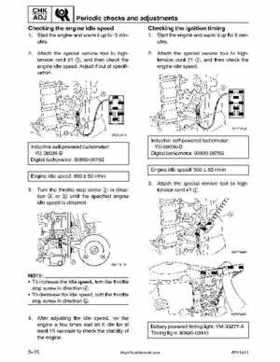 2001-2002 Yamaha 50HP F50Z/T50Z Ouboard 4-stroke engines service manual, Page 87