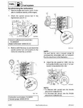 2001-2002 Yamaha 50HP F50Z/T50Z Ouboard 4-stroke engines service manual, Page 117