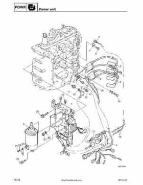 2001-2002 Yamaha 50HP F50Z/T50Z Ouboard 4-stroke engines service manual, Page 140
