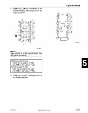 2001-2002 Yamaha 50HP F50Z/T50Z Ouboard 4-stroke engines service manual, Page 171
