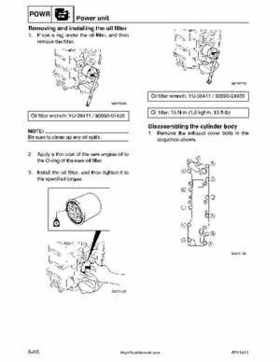 2001-2002 Yamaha 50HP F50Z/T50Z Ouboard 4-stroke engines service manual, Page 176
