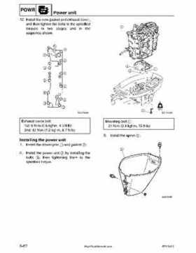 2001-2002 Yamaha 50HP F50Z/T50Z Ouboard 4-stroke engines service manual, Page 188