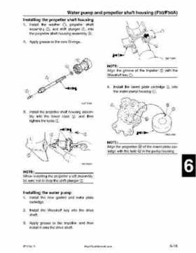 2001-2002 Yamaha 50HP F50Z/T50Z Ouboard 4-stroke engines service manual, Page 209