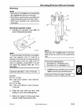 2001-2002 Yamaha 50HP F50Z/T50Z Ouboard 4-stroke engines service manual, Page 222