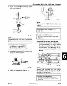 2001-2002 Yamaha 50HP F50Z/T50Z Ouboard 4-stroke engines service manual, Page 224