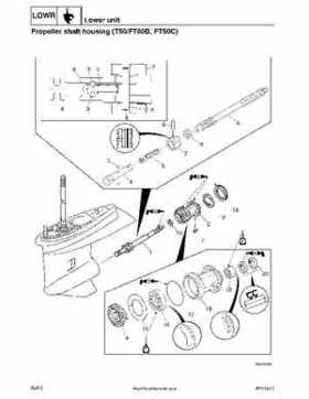 2001-2002 Yamaha 50HP F50Z/T50Z Ouboard 4-stroke engines service manual, Page 239