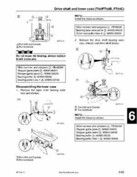 2001-2002 Yamaha 50HP F50Z/T50Z Ouboard 4-stroke engines service manual, Page 250