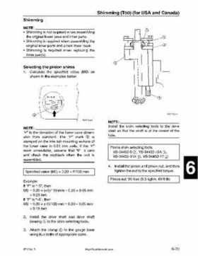 2001-2002 Yamaha 50HP F50Z/T50Z Ouboard 4-stroke engines service manual, Page 258