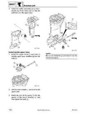 2001-2002 Yamaha 50HP F50Z/T50Z Ouboard 4-stroke engines service manual, Page 307