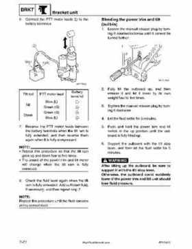 2001-2002 Yamaha 50HP F50Z/T50Z Ouboard 4-stroke engines service manual, Page 336