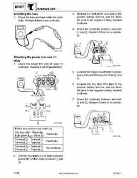 2001-2002 Yamaha 50HP F50Z/T50Z Ouboard 4-stroke engines service manual, Page 344