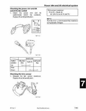 2001-2002 Yamaha 50HP F50Z/T50Z Ouboard 4-stroke engines service manual, Page 345