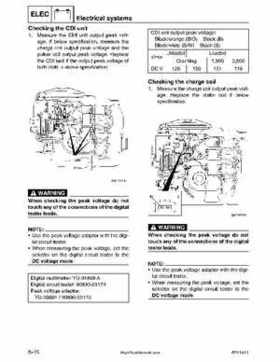 2001-2002 Yamaha 50HP F50Z/T50Z Ouboard 4-stroke engines service manual, Page 361