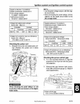 2001-2002 Yamaha 50HP F50Z/T50Z Ouboard 4-stroke engines service manual, Page 362