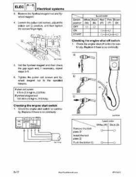 2001-2002 Yamaha 50HP F50Z/T50Z Ouboard 4-stroke engines service manual, Page 363