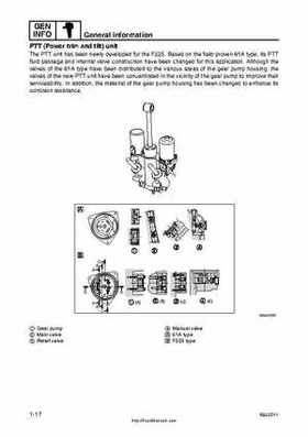 2001 Edition Yamaha F225A and LF225A Outboards Service Manual, Page 22