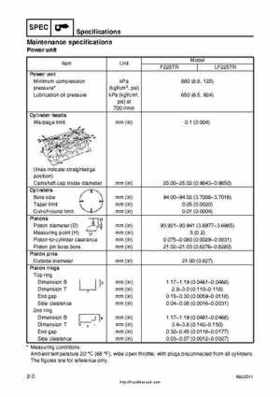 2001 Edition Yamaha F225A and LF225A Outboards Service Manual, Page 40