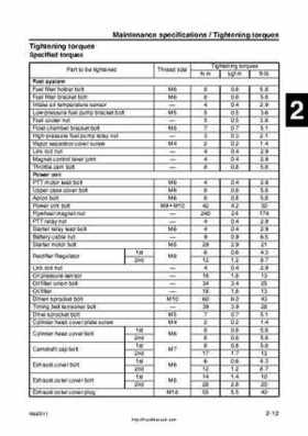 2001 Edition Yamaha F225A and LF225A Outboards Service Manual, Page 49